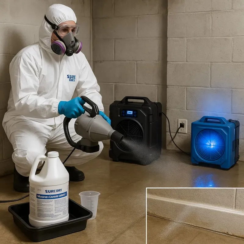 Sanitization and Odor Removal process in West Springfield, VA