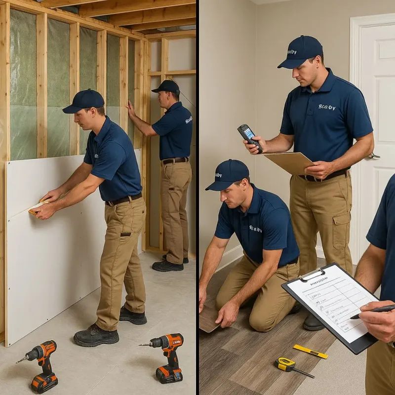 Repairs and Reconstruction process in West Springfield, VA