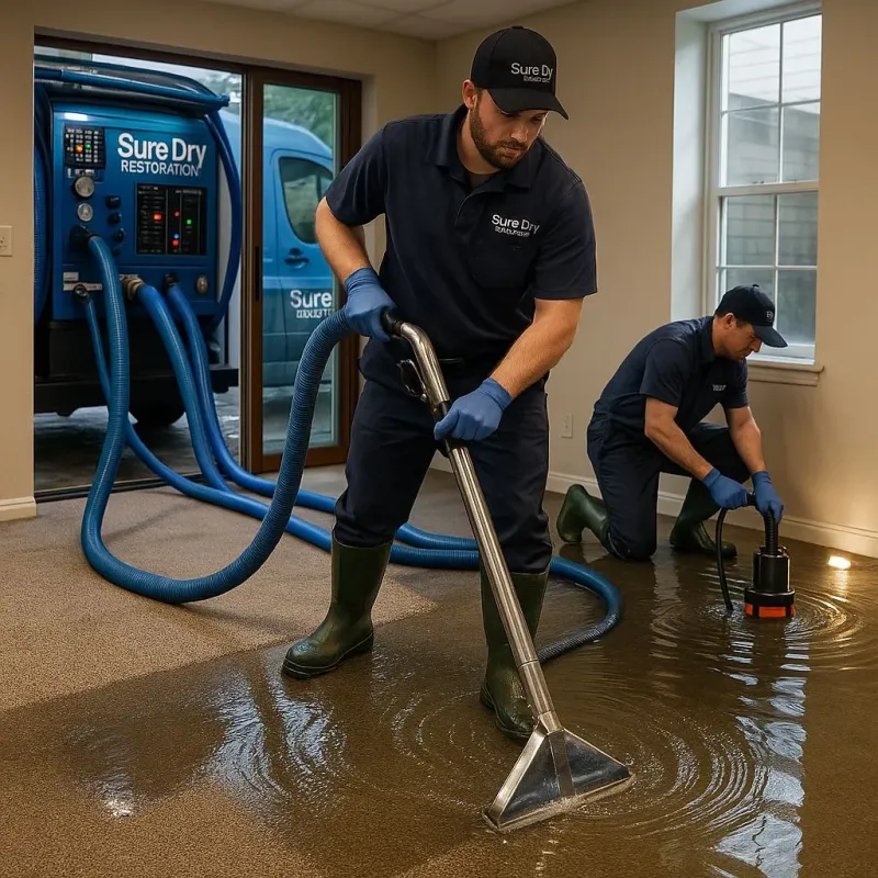 Water Extraction and Removal process in West Springfield, VA